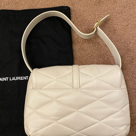 YSL Le 57 Hobo Bag in Quilted Lambskin Leather - Picture 4 of 17